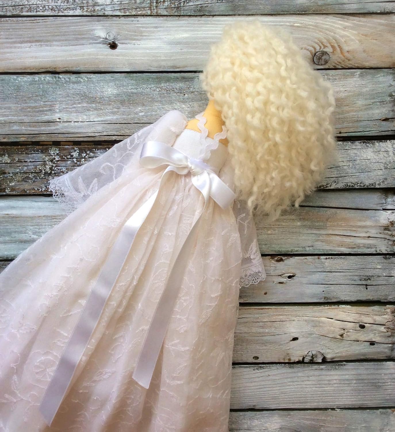 Gift Baptism Gift For Goddaughter Gift For Christening Guardian Angels Angel Doll Handmade Inspirational Gift Wedding Dolls Toy Figures Accessories