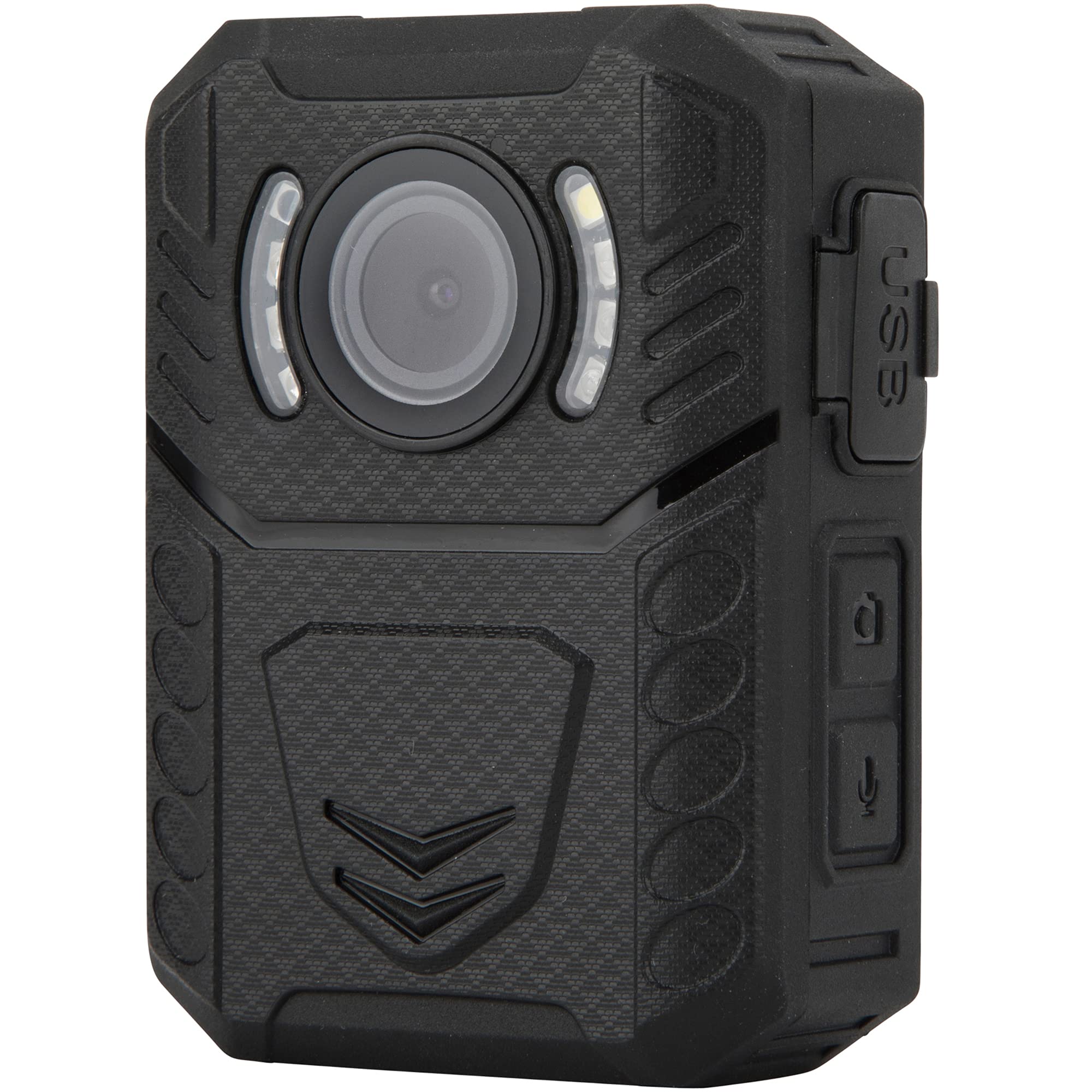 BRIFIELD® BR3 Body Camera - QHD 1440p, 64GB Memory Card, Night Vision | Body Cam, Body Worn Camera, Body Cameras | Includes Klickfast Shoulder Harness & Stud