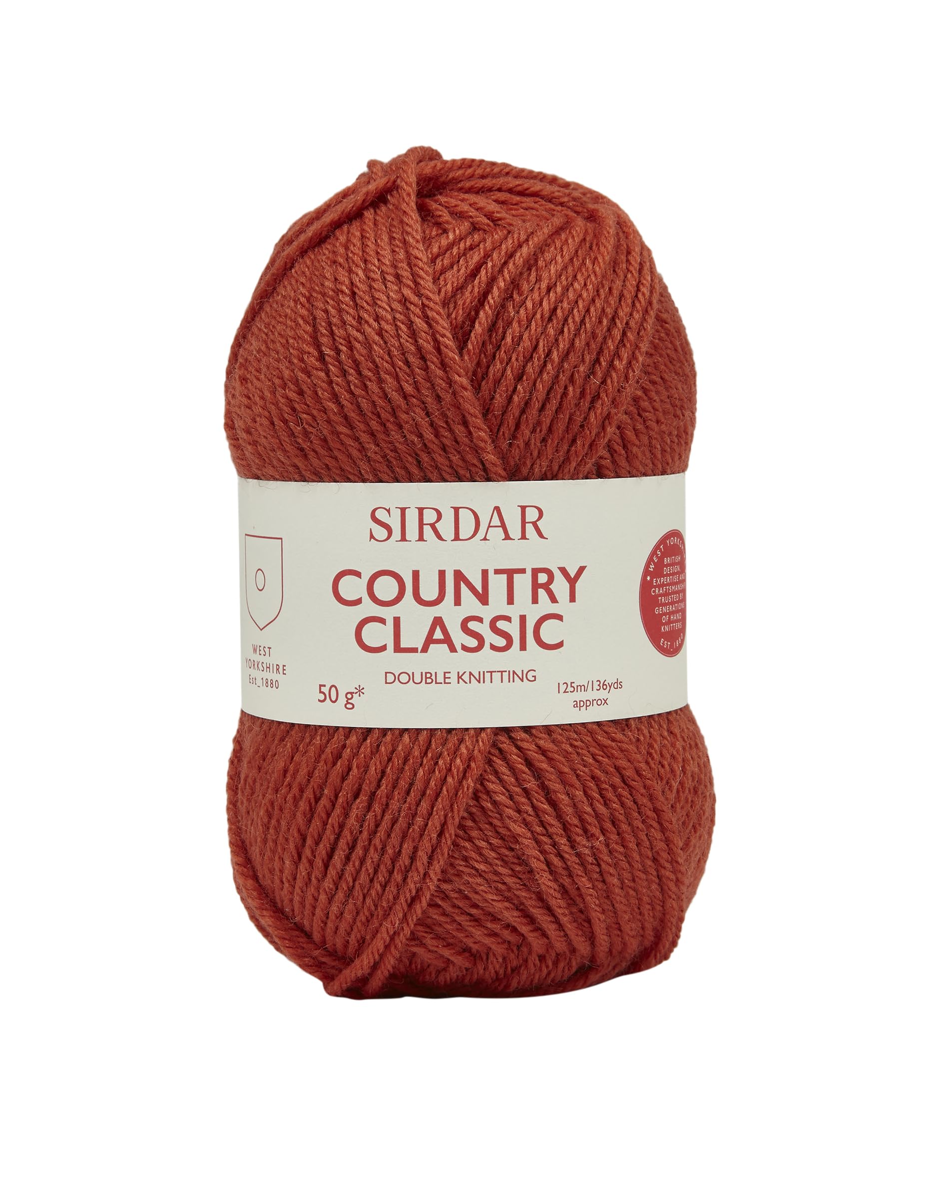Sirdar Country Classic DK Double Knitting, Burnt Orange (853), 50g — image 1