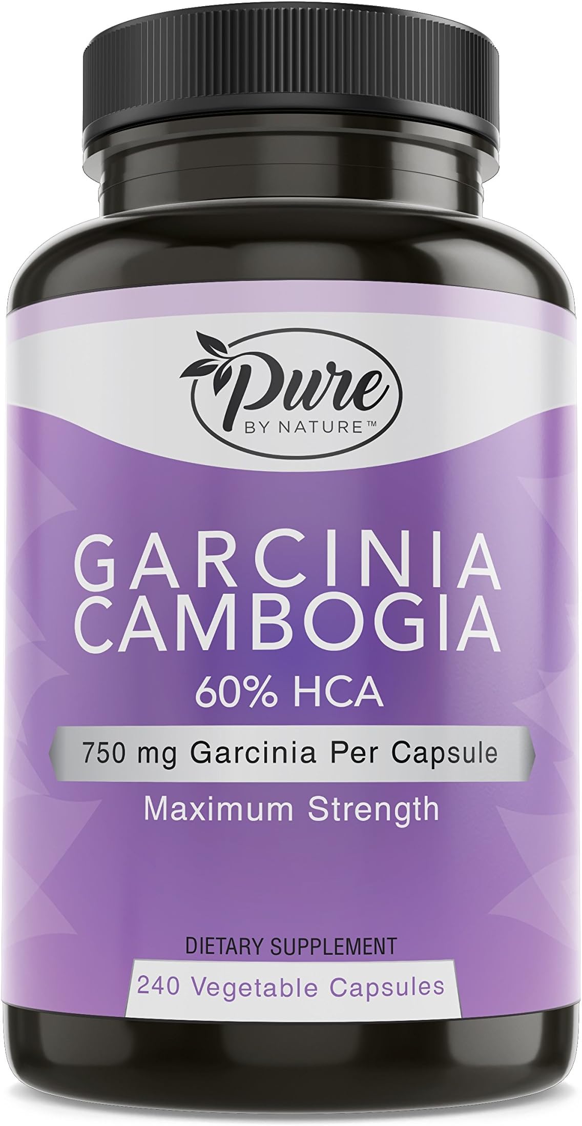 Pure By Nature 100% Garcinia Cambogia with 60% HCA, 240 Count