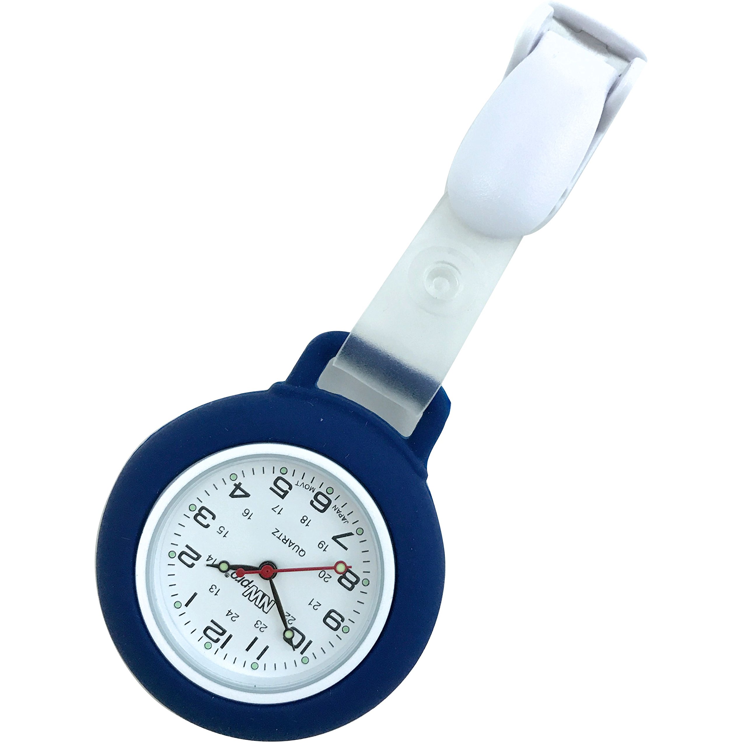 Nurse Watch Clipon Silicone Navy Pricepulse