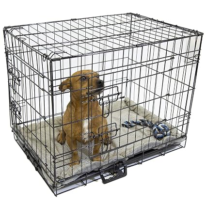 Charles Bentley Cage Pliante Pour Animaux En Métal Noir