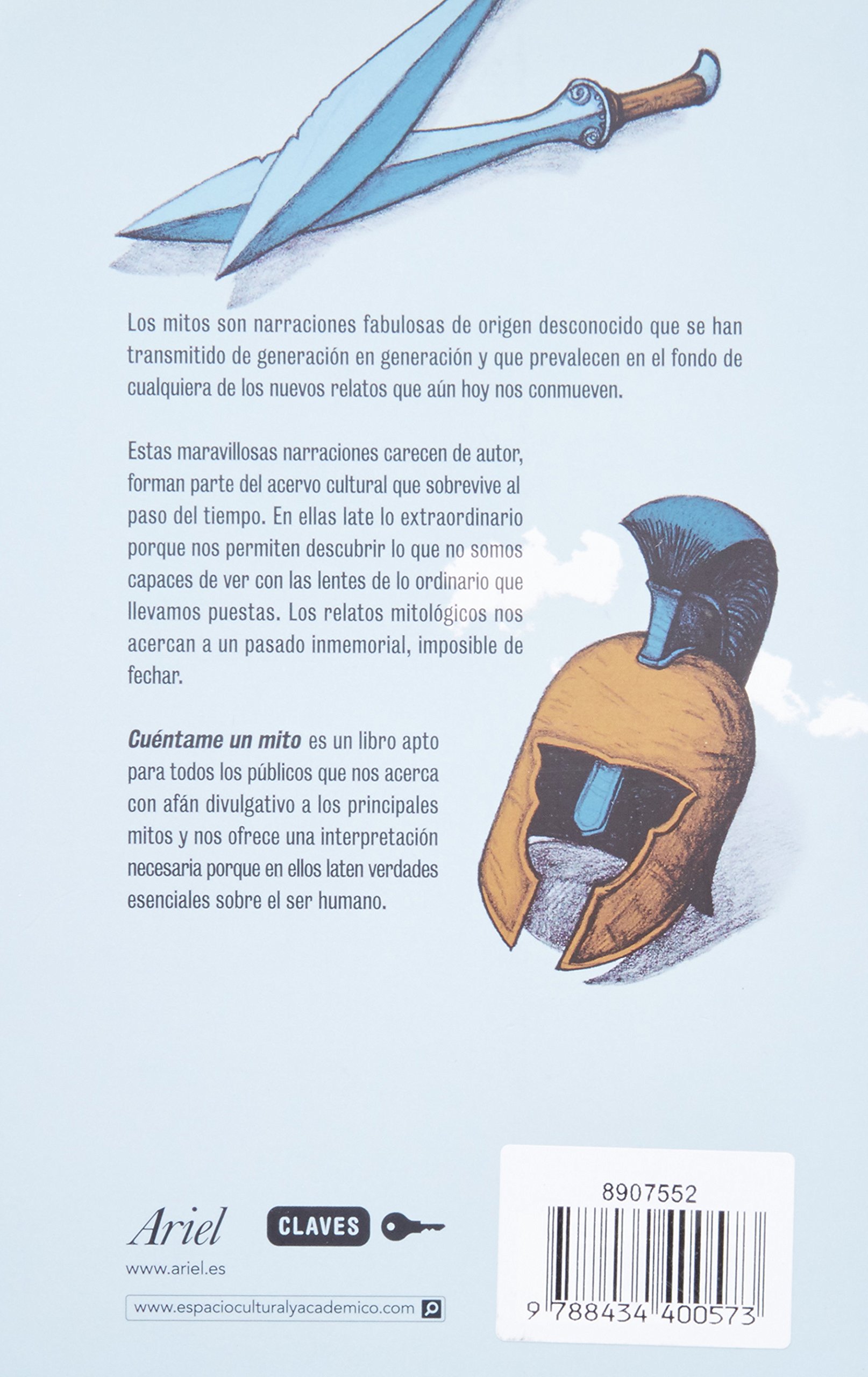 Cuentame Un Mito Claves Spanish Edition Goni Carlos 9788434400573 Amazon Com Books