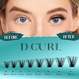 GEMERRY DIY Cluster Eyelash Extensions Kit 280 Pcs 0.07D 10-18 Mix for Beginners view 7