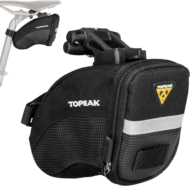 Topeak Unisex Aero Wedge Pack Saddle Bag Black 0.66 L 17x8x12 cm