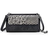 4YRBAGS Crossbody Bags For Women, Wristlet Wallet Phone Purse Shoulder handbags Multi-Function Small Clutch Card Holder