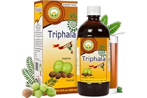BASIC AYURVEDA Triphala Juice | 32.46 Fl Oz (960ml) | Herbal Blend of Amla, Haritaki & Bibhitaki | Natural Source of Vitamin C | Supports Digestion, Detox & Gut Health | No Added Sugar