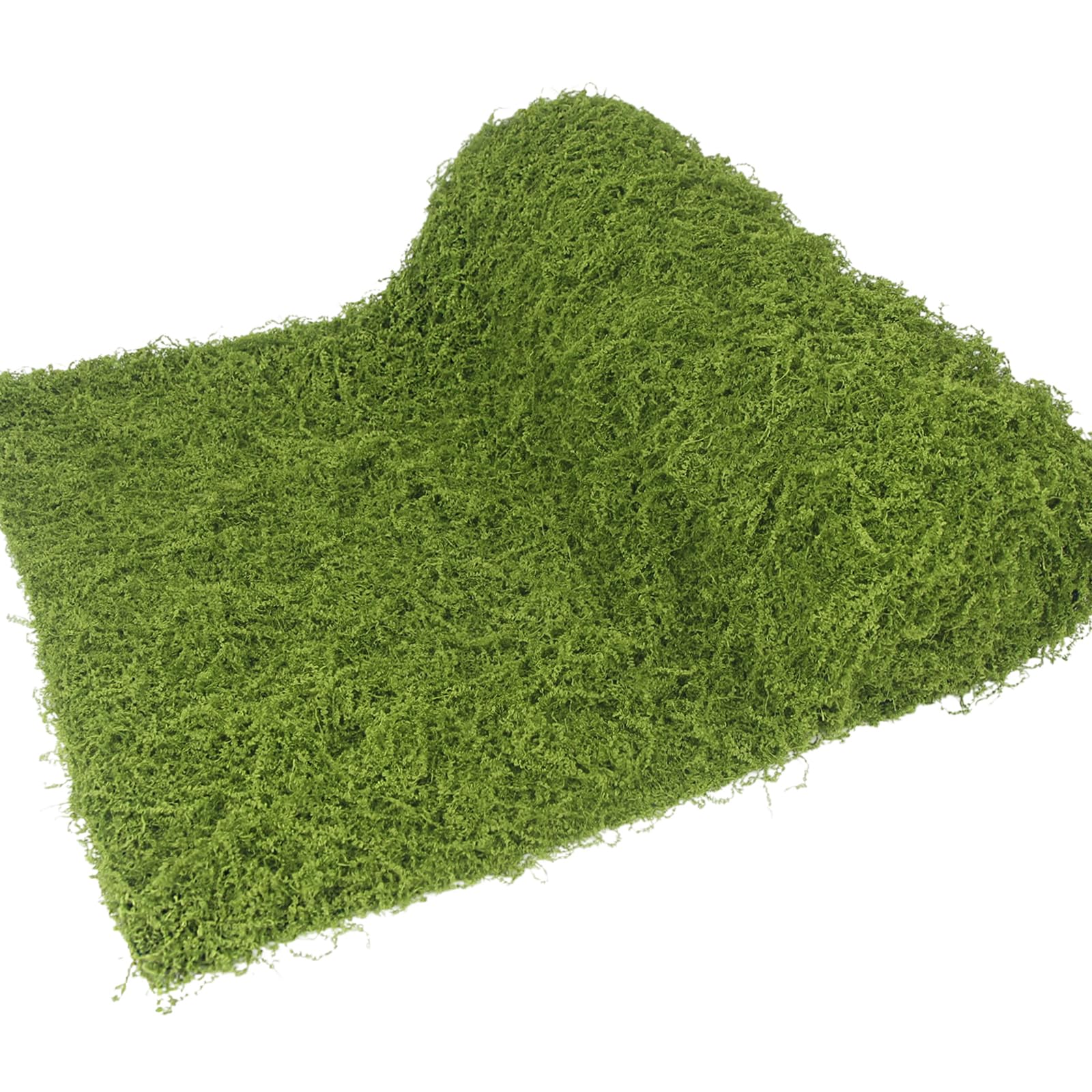 Photo 1 of FAICOIA Fake Moss Rolls for Crafts Table Runner Party Centerpieces Decoration 16" x 118" Artificial Moss for Plants Indoor Green Faux Grass for Planters DIY Fairy Garden Floral Wedding 40 x 300cm