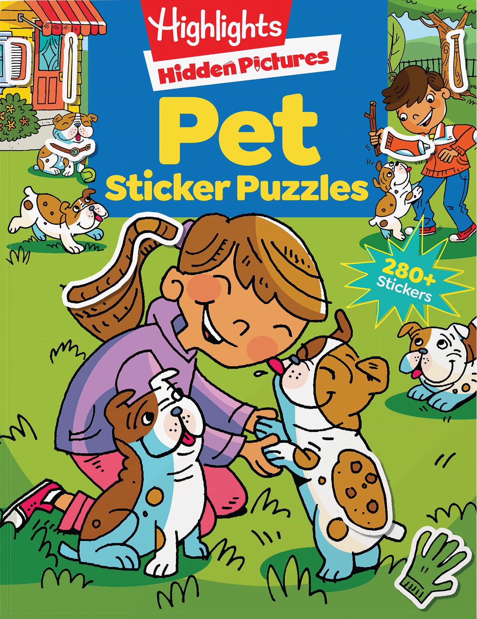 Pet Sticker Puzzles (Highlights? Sticker Hidden Pictures)