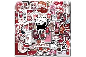 60Pcs dr Pepper Stickers, A Set of Vibrant and Colorful Beautiful Water Bottles Sticker Suitable for All Kinds of Holidays Pa