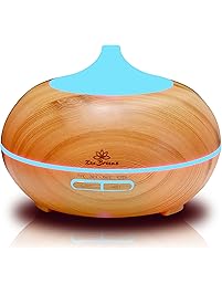 Zen Breeze Essential Oil Diffuser, 2018 Model Aromatherapy Diffuser, 14 Color Night Light, Best Wood Grain, Housewarming Gift Ideas, Wedding & Birthday Gifts Edition