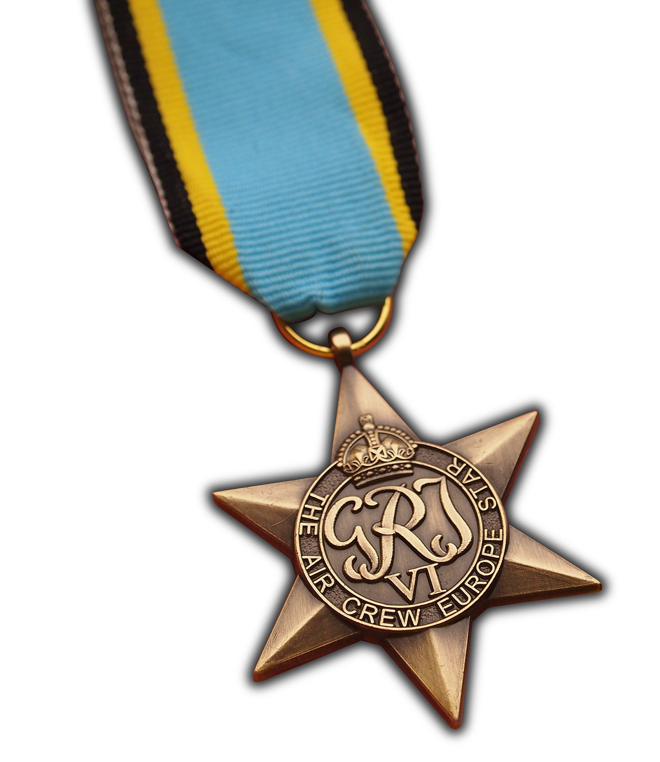 Trikoty The Air Crew Europe Star Military Medal WW2 Commonwealth British Military Award For | Army | Navy | RAF | REPLICA George VI