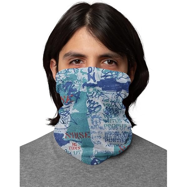 Pink Leopard Neck Gaiter, biker face mask, cold face  display picture 3