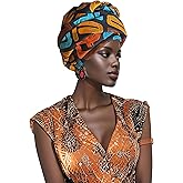 Petaluna Women'S Headband，African Head Wraps，African Gele Hats For Women，African Print Scarf，Nigerian Dresses For Women（Nigeria 1）