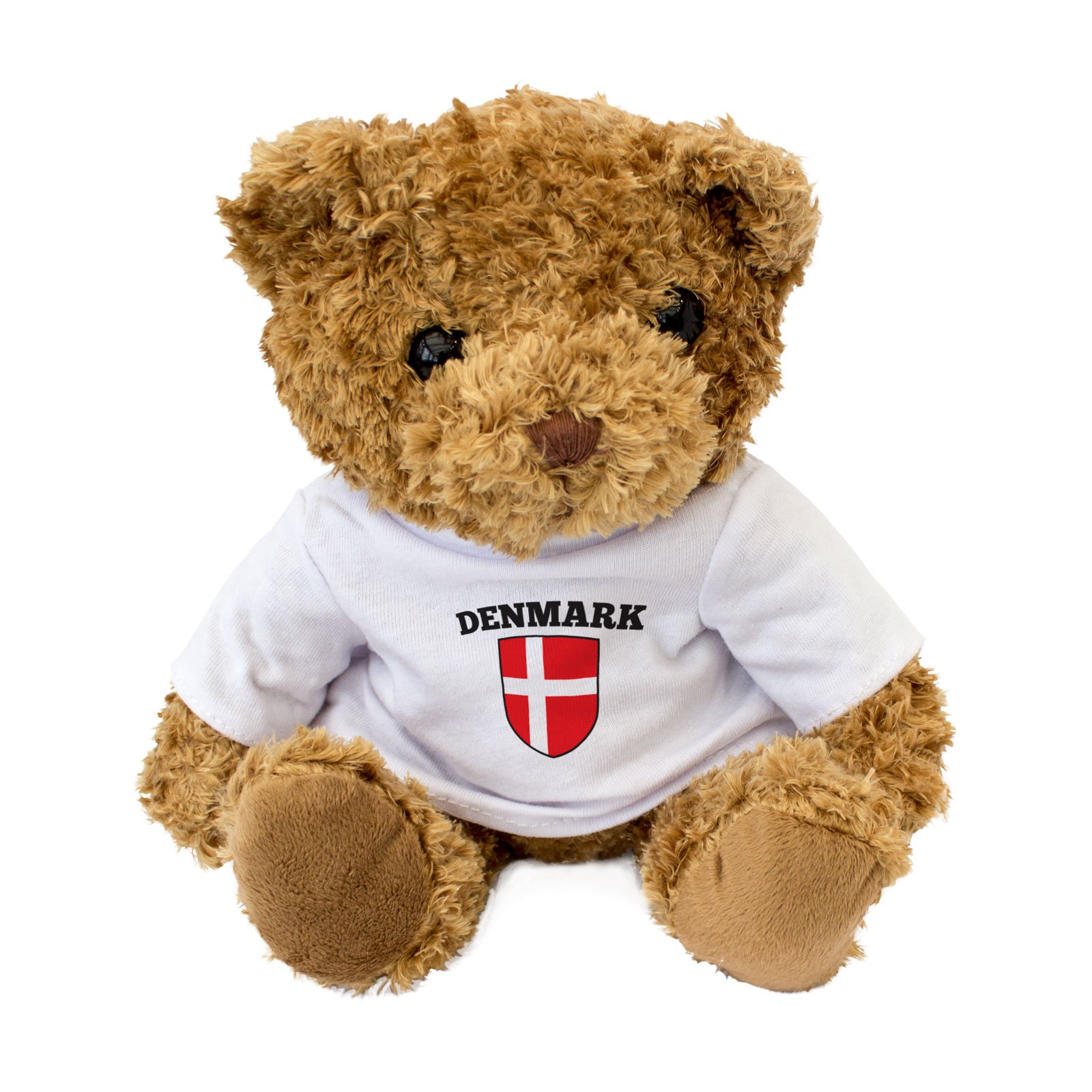 London Teddy Bears Denmark Flag Brown