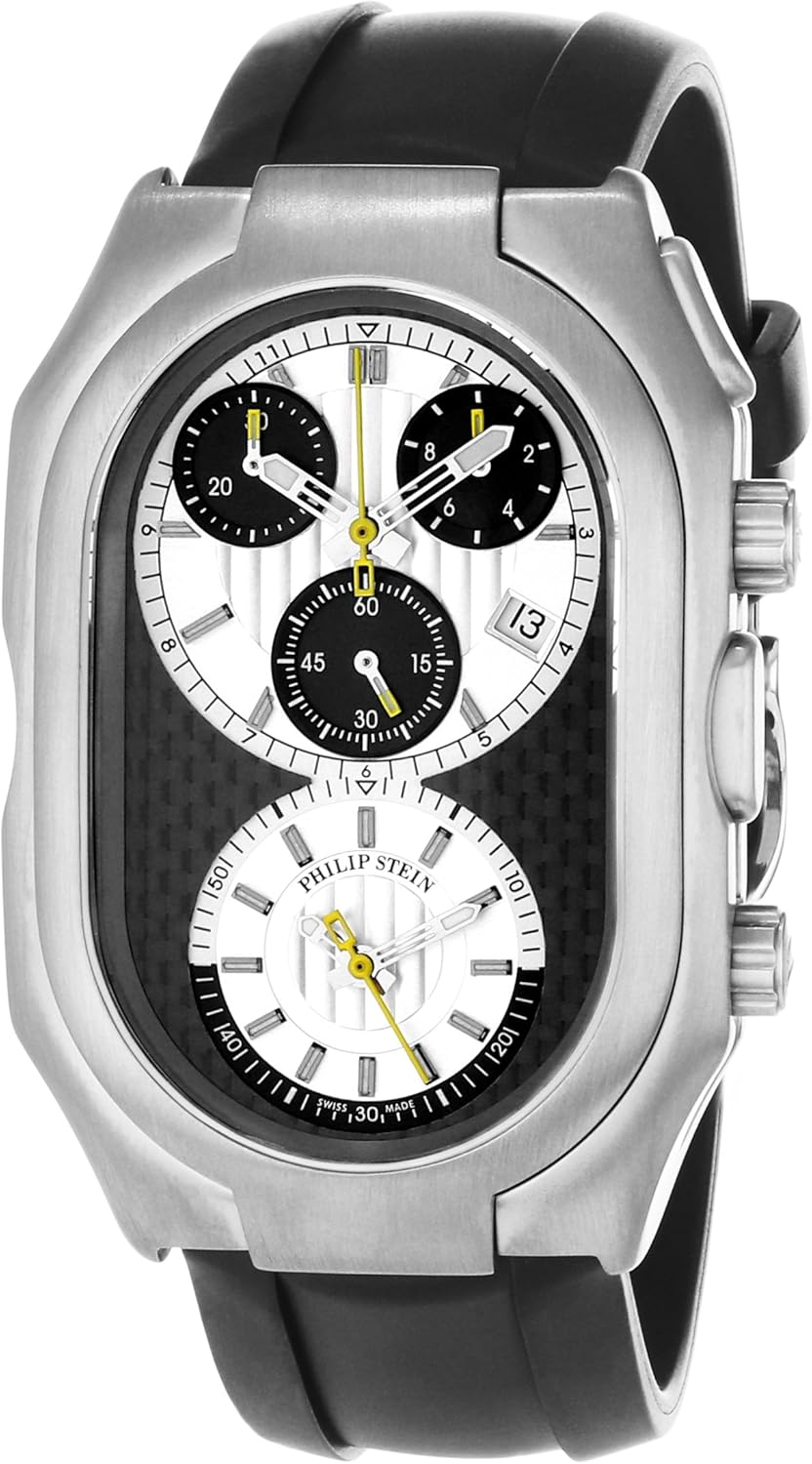 Philip Stein Men's 13TIBCSRB Prestige Titanium Chronograph Black