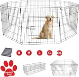 AVC Designs Pet Playpen Folding 8-Panel Medium 61x76 cm Indoors Outdoors view 3