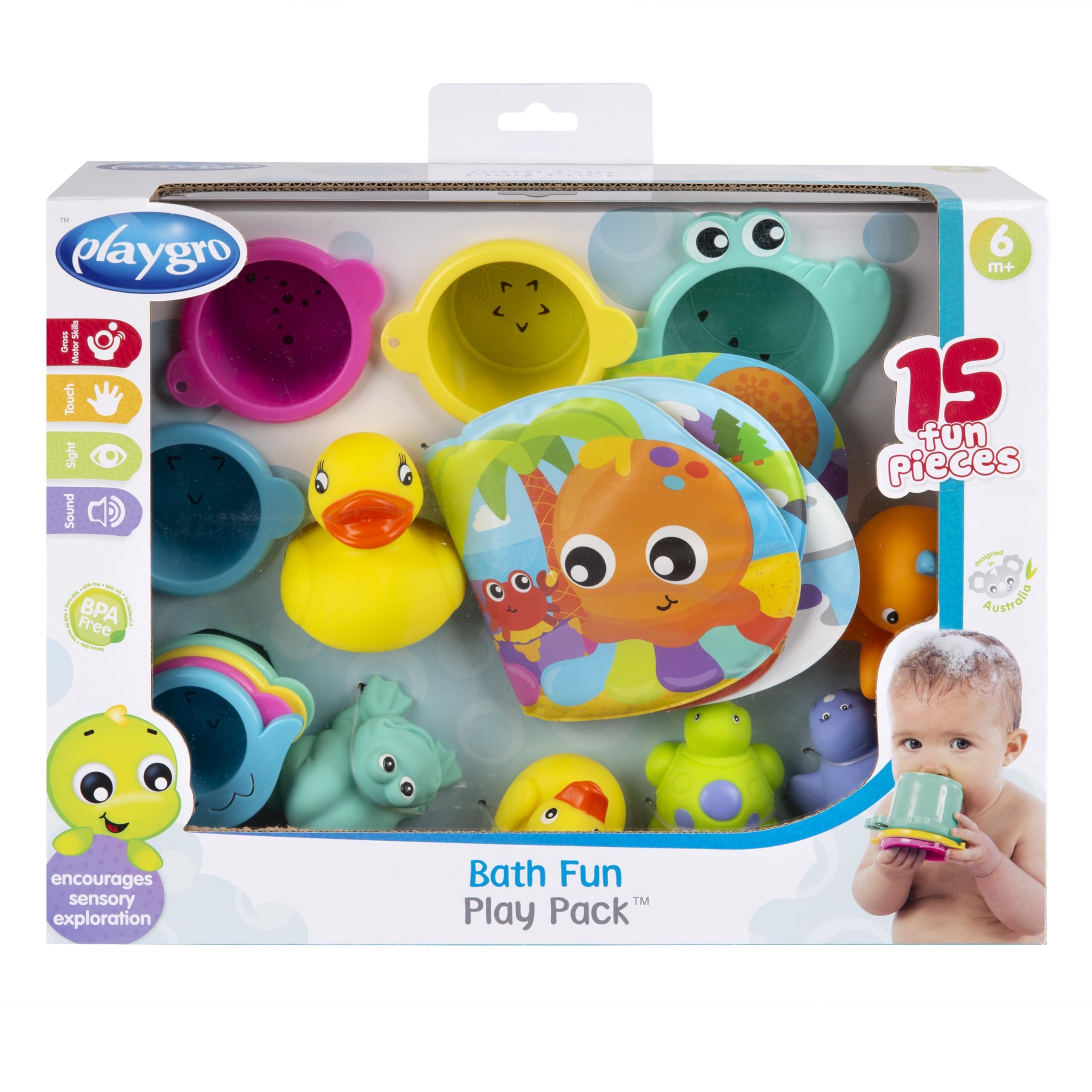 Playgro Bath Toy Gift Set 15 pcs.