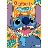 Disney Stitch Advanced Coloring Book for Kids, Teens &amp; Adults | Thick White Pages for Mixed Media, Detailed Designs for Relaxation &amp; Stress Relief