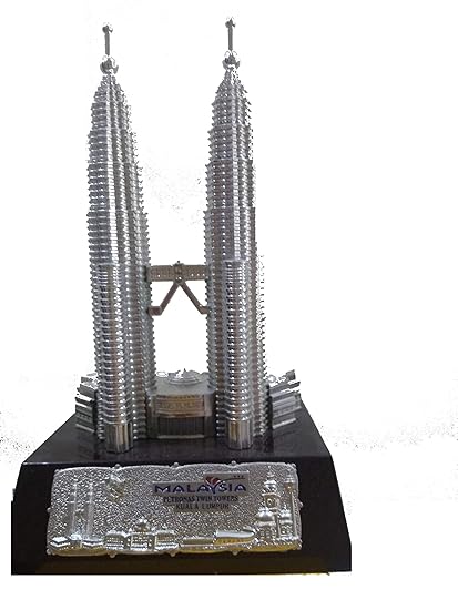 Malaysia Twin Tower Showpiece Decorative Gift Collection - 