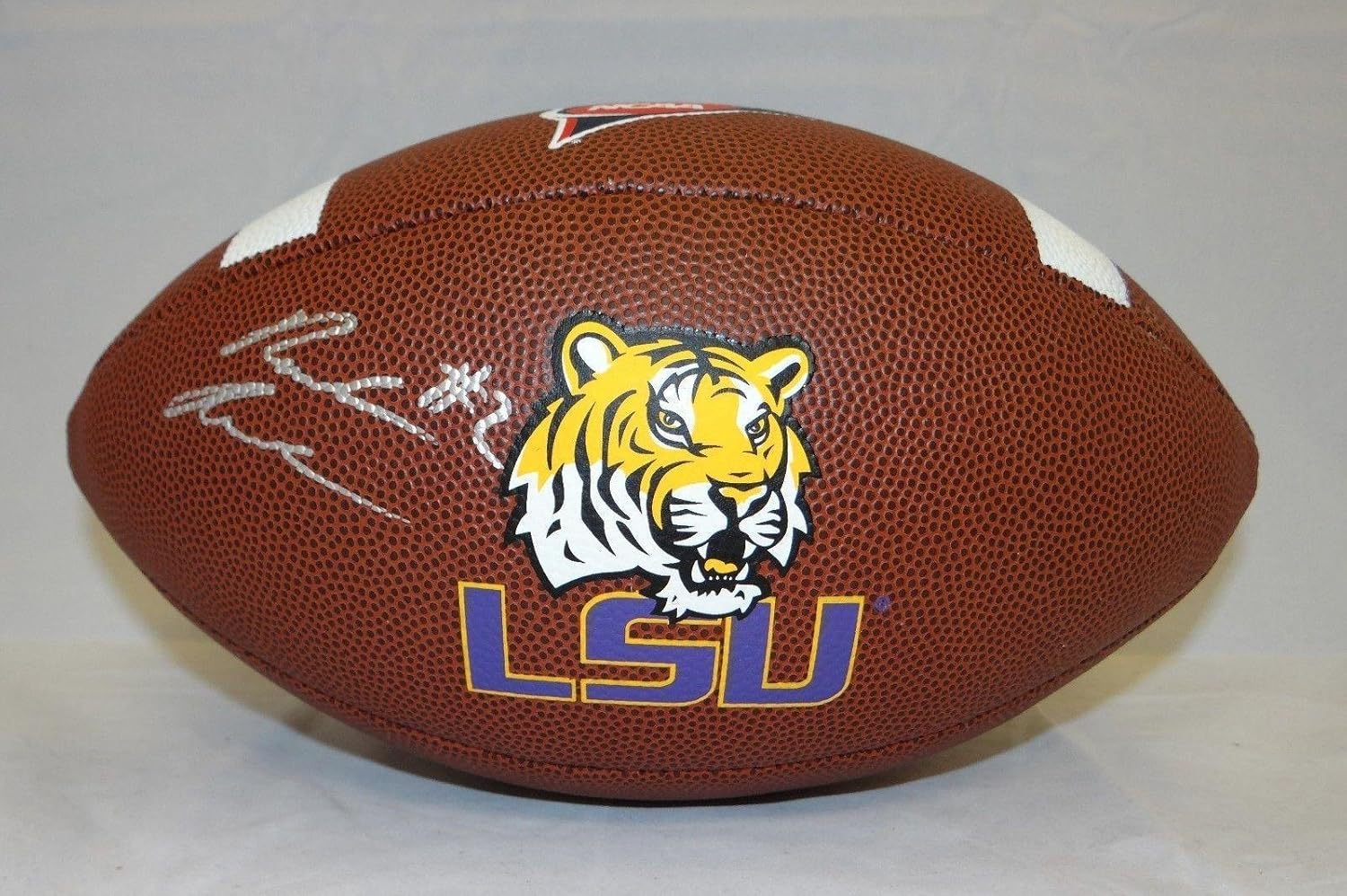 lsu autographed football