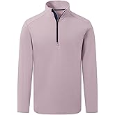 M MAELREG Quarter Zip Pullover Men Stretch Performance Mock Neck Moisture Wicking Golf 1/4 Zip Pullover Mens Sweatshirt