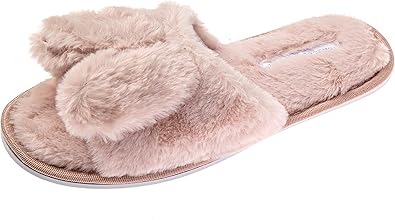 womens fuzzy slides