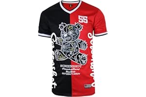 SCREENSHOT Mens Hip-Hop Premium Urban Sreetwear Fashion Jersey Top - NYC Style Basketball Sports Team Color Mesh Tops