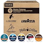 Keurig Premium Coffeehouse Collection, Single Serve Keurig K-Cup Pods, Medium and Dark Roast Coffees, 40-Count Box