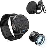 【2026 Upgraded】SUPERONE 4-in-1 Wearable Bluetooth Speaker【Clip On, Wrist Watch, Hang Hook & MagSafe Stand】Hi-Fi Sound TWS Portable Wireless Mini Speaker, IPX7 Waterproof for Work, Running & Outdoors