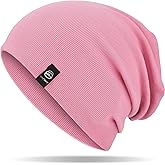 YANIKY Slouchy Beanie for Women, Mens Soft Cotton Beanie Hat, Double Layer Windproof Skull Cap for All Seasons