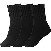 BomKinta Boot Socks for Women Winter Solid Thick Warm Socks Cozy Crew Socks Christmas Gift