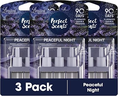 Perfect Scents 3 Scents Air Freshener Refill Compatible with 3volution Peaceful