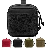 2 Pack Small Admin Pouch, 1000D Tactical Molle Mini Tool EDC Waist Belt Pouches Bag for Vest Backpack