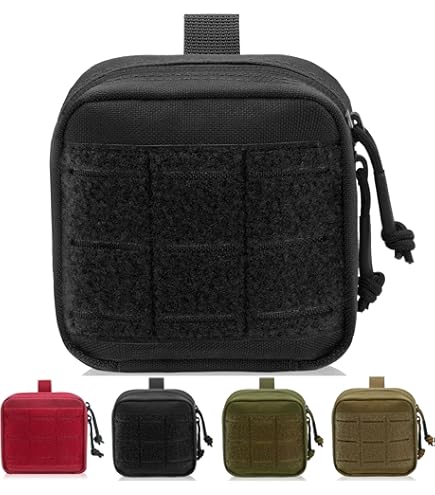 MYCENSE Duty Belt Gloves Pouch – Nylon Utility Carrier With Snap Closure, 4.3" X 3.35", For Police, Firefighter, EMT, Security