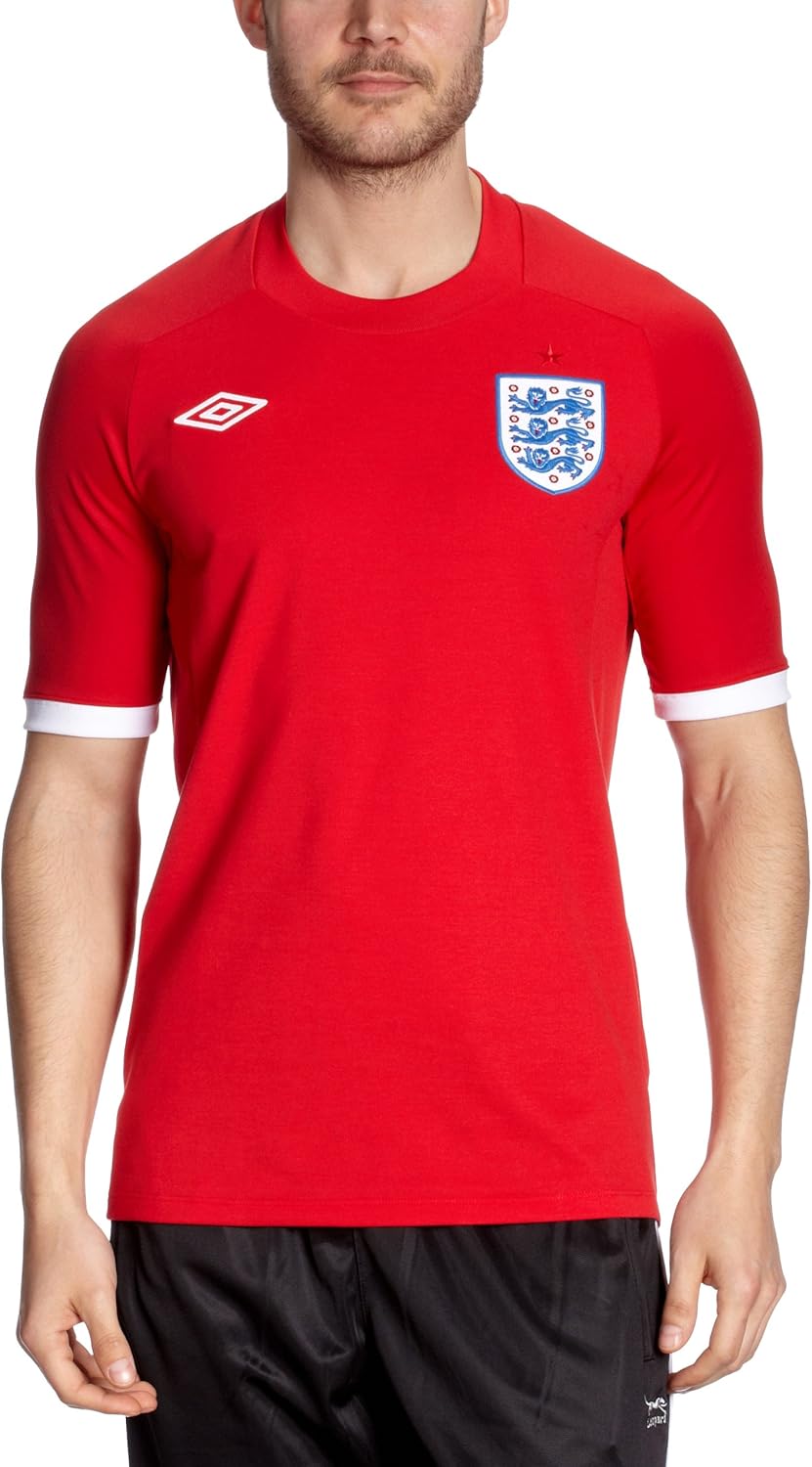 UMBRO England Away – Camiseta Fútbol Inglaterra Exterior Rojo, Rojo, 36: Amazon.es: Deportes y aire libre