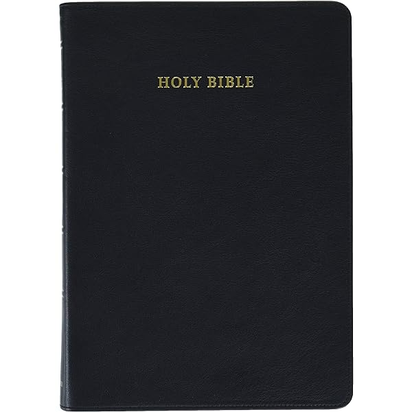 ESV Diadem Reference Edition with Apocrypha, Black Calf Split