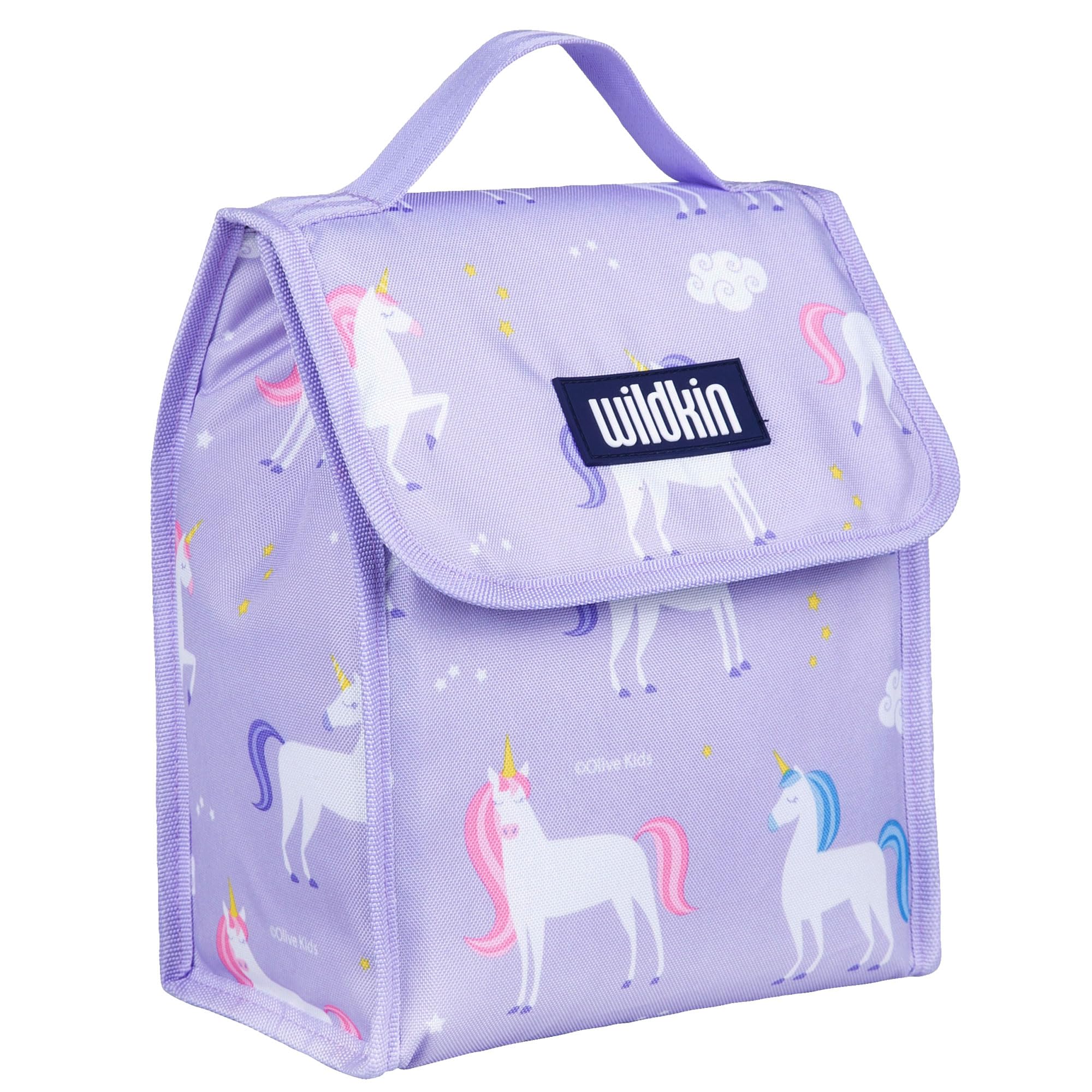 Children's Wildkin Lunch Bag - Purple Unicorn
