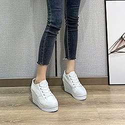 Women's Canvas High-Heeled Shoes Fashion Sneakers