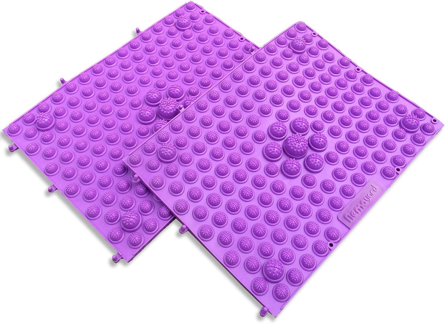 nemoyard Pack of 2 Running Man Korean Outdoor Games Acupressure Massage Foot Mat with Tote Bag