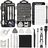 Professional 115 in 1 Precision Screwdriver Set, Magnetic Electronics Repair Tool Kit for iPhone, Laptop, Xbox, Nintendo Switch, Glasses, Watch, Small Appliances with S2 Steel Bits & Portable Case