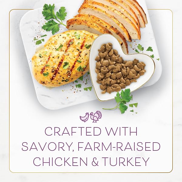 PURINA FANCY FEAST DRY CAT FOOD WITH SAVORY FARM-RAISED CHICKEN AND TURKEY – 7 LB. BAG