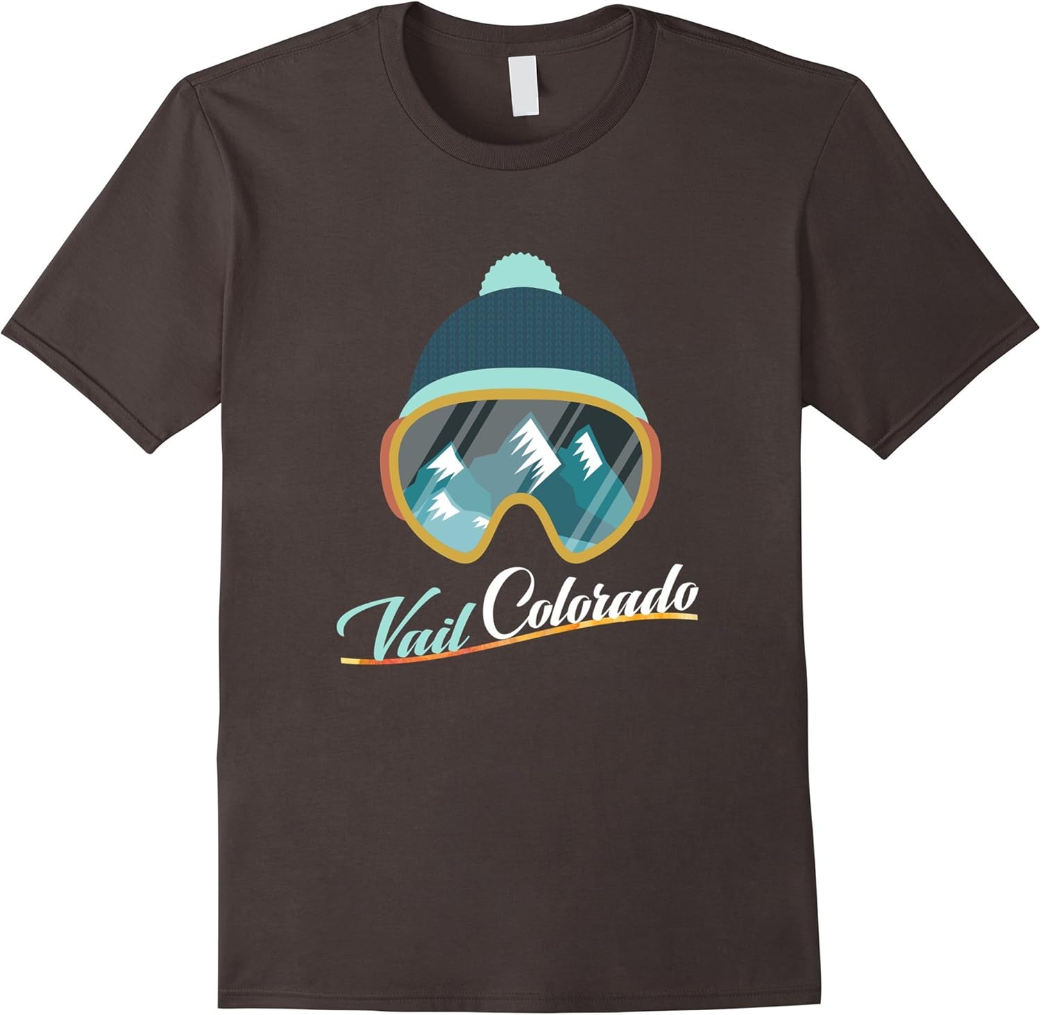 Vail Colorado Ski Goggle TShirt Snowboard Beanie Shirt Clothing