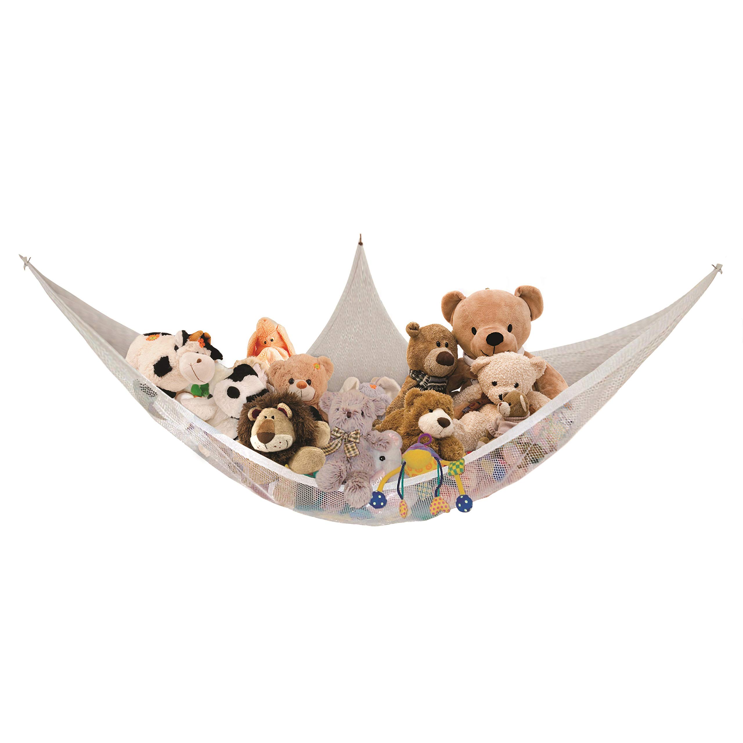 Dreambaby Jumbo Toy Storage Corner Hammock, White