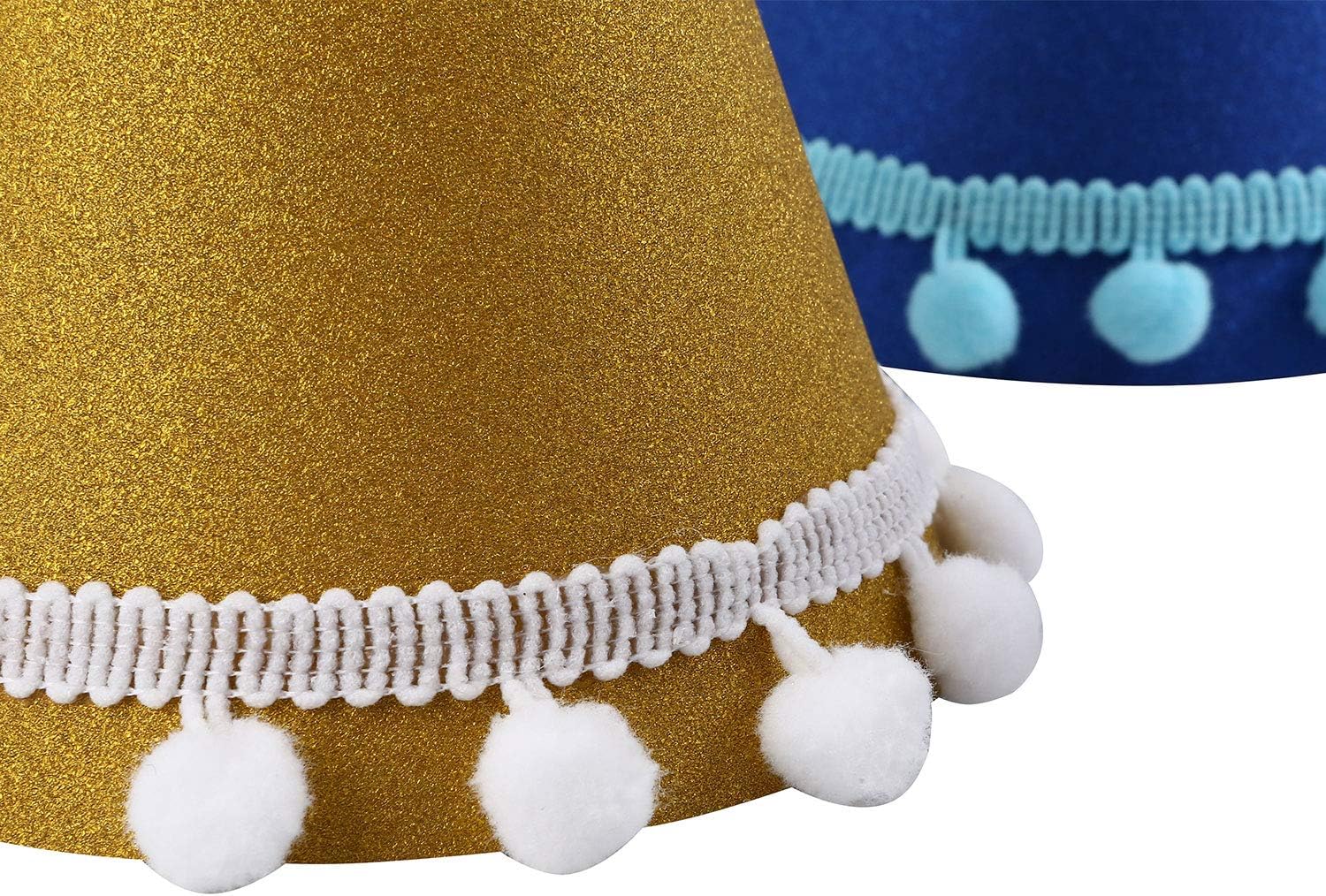 C CRYSTAL LEMON Pack of 10, Party Hats, Birthday hat for Adults and Kids (Universal, Multicolor): Clothing