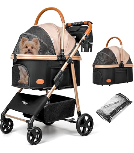 Amazon.com: Enzo Pet Stroller Monza Luxury 3-in-1 Stroller, Travel