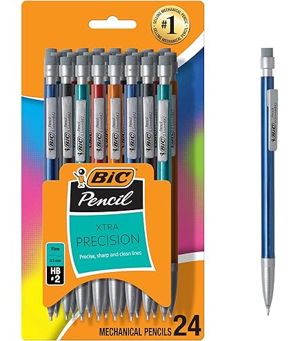 Amazon.com: BIC Xtra Strong Mechanical Pencils with Erasers, Thick