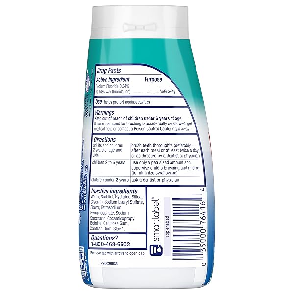 COLGATE 2-IN-1 WHITENING TOOTHPASTE GEL AND MOUTHWASH, ICY BLAST, 4.6 OZ