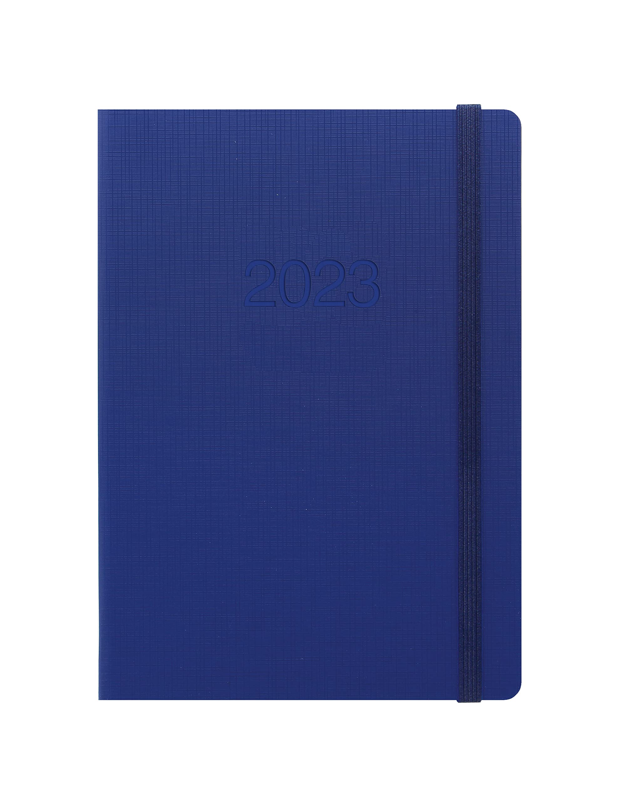 Letts Memo A5 week to view 2022 diary - blue