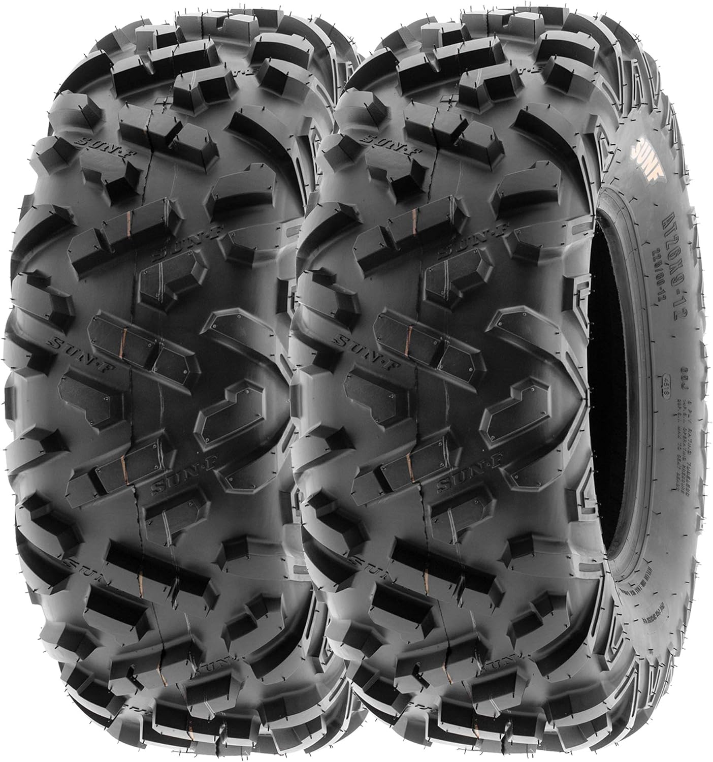 SunF A051 ATV UTV Tires – 26x9-12 Front & 26x11-12 Rear – 6PR – Set Of 4 - View #3